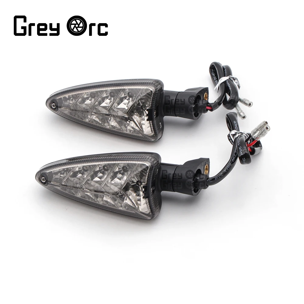 

2 Wires Turn Signal Indicator Light Blinker Lamps For Aprilia SXV 550 RSV4R RS4-125 Bmw S1000RR R1200R R1200GS K1200R LED