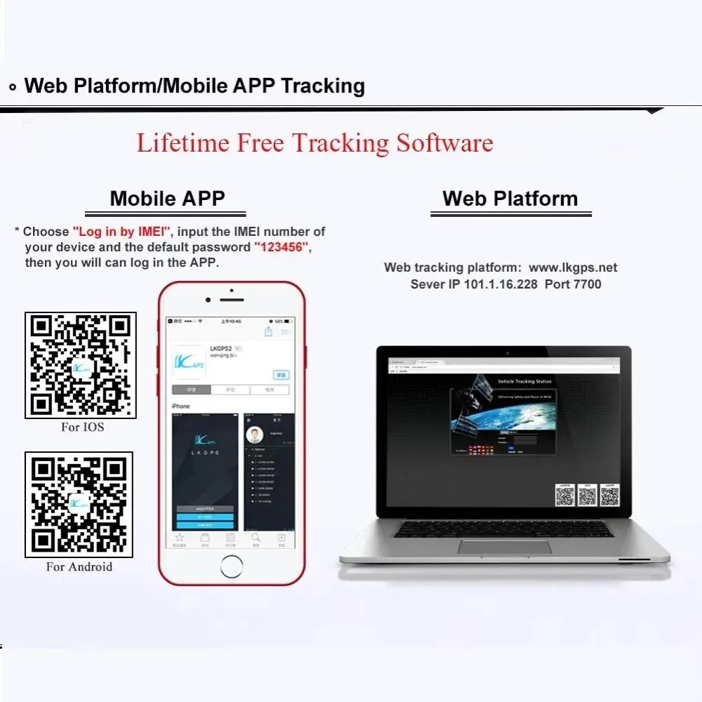 Car Waterproof GPS Tracker LK209C 10000mah 20000mAh Battery RealTime Tracking Vehicle Locator Magnet 240 Day LK209b Free App gps tracker car tracker