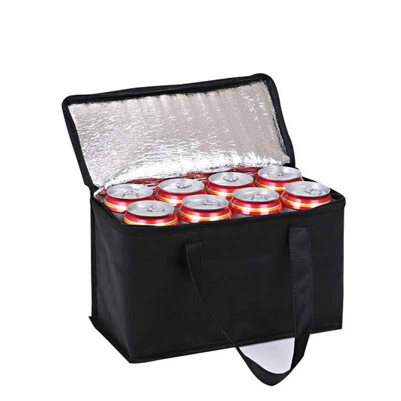 Lunch Bag Cooler Bag Portable Lunch Cooler Bag Folding Insulation Picnic Ice Pack Food Thermal Bag Drink Carrier Insulated Bags Beer Delivery