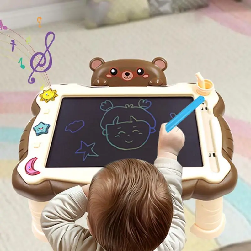 마그네틱 드로잉 보드 재사용 가능한 그림 낙서 패드 교육 여행 장난감 홈 학교 유치원을위한 자석 드로잉 보드