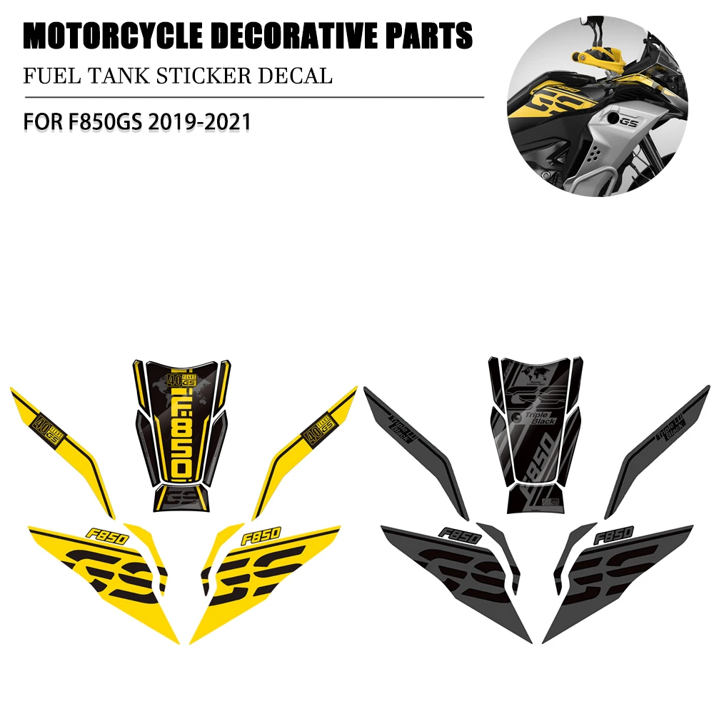For BMW F850GS Adventure F 850 GS ADV Motorcycle Fairing Sticker Kit Case Edition Decals Back 3D Resin Tank Sticker 2019-21 2022 elbow asleep in the back deluxe edition 2cd dvd