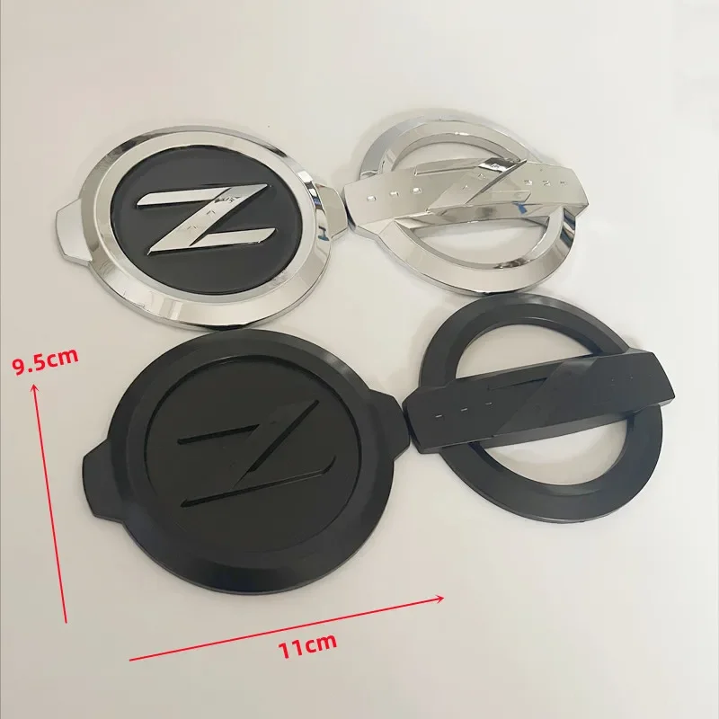 350Z 370Z Z33 페어레이디 니스모 Z 로고 리어 트렁크 엠블럼 배지 자동차 스티커 데칼 크롬 블랙 ABS 신제품