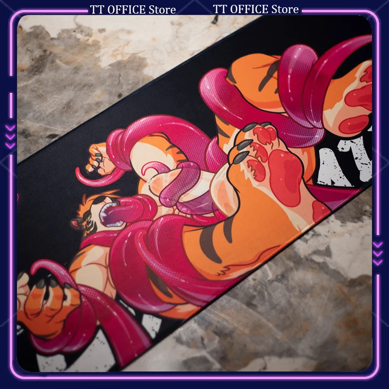 New Baddaddy Original Orc Furry Beast Control Tentacles Oversized Esports Lock Edges Washable Esports Gaming Durable Mouse Pad