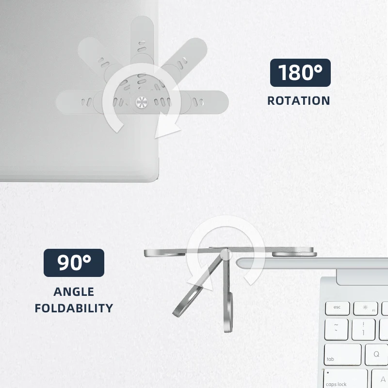 Suporte Magnético do Telefone Portátil Suporte de Expansão do Monitor do Computador Notebook Side Mount Clip Ajustável - Image 3