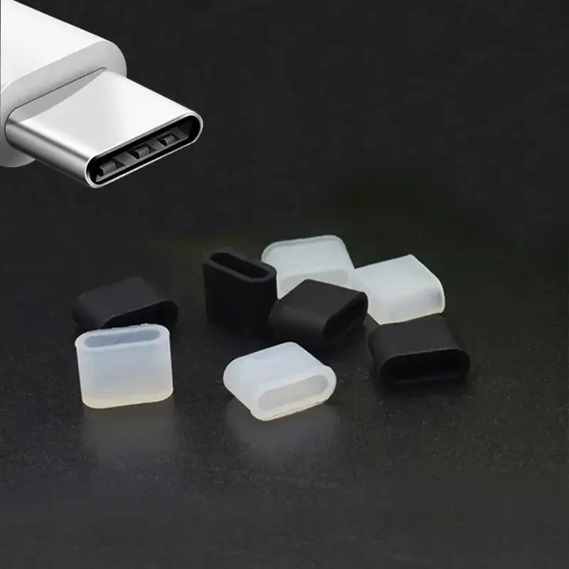 Silicone USB-C Dust Plugs - Protective Covers