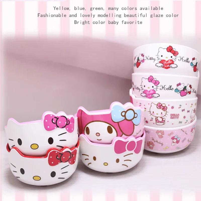 Hello Kitty Cartoon Soup Bowl 5