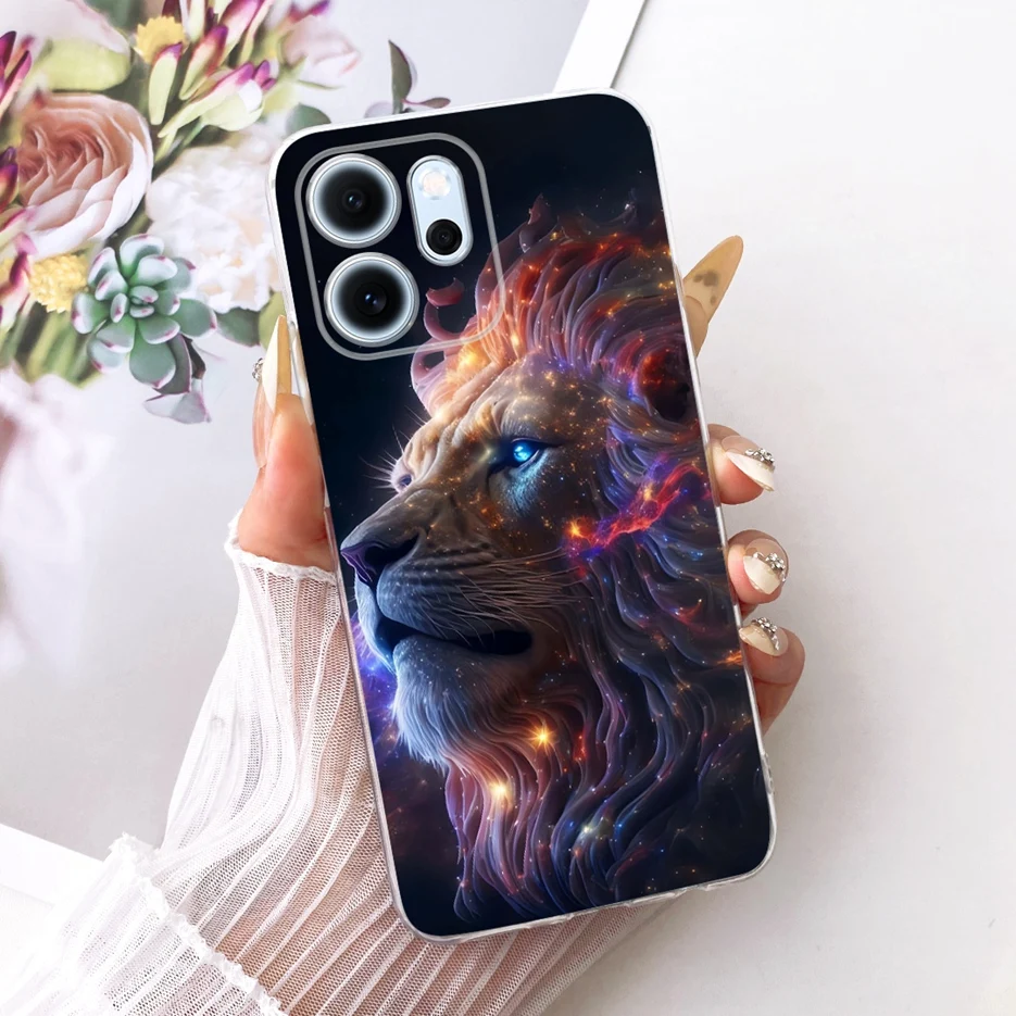Colorful Flowers Painted Soft Slim Phone Case Cover