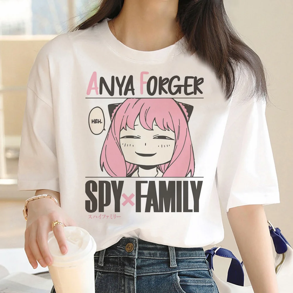 

Spy x Family top women streetwear Y2K summer t shirt female funny clothing