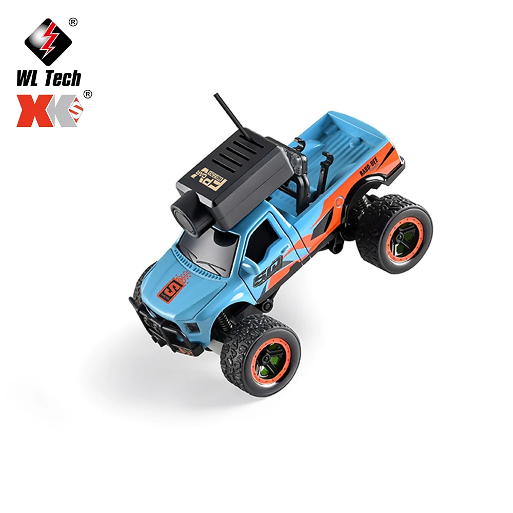 WLtoys 6407 6407-C 1/64 RC Camera Car 4x4 Off-road Big-wheel Climbing Crawler 2.4G Remote Control with Display Screen Vehicle