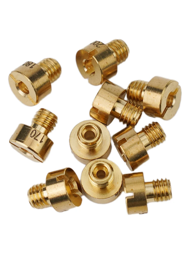 

Quality Durable New Carb Main Jets Round Easy Installation Motorcycle Parts Thread M5x0.75mm Tool Parts Replacement Accessories