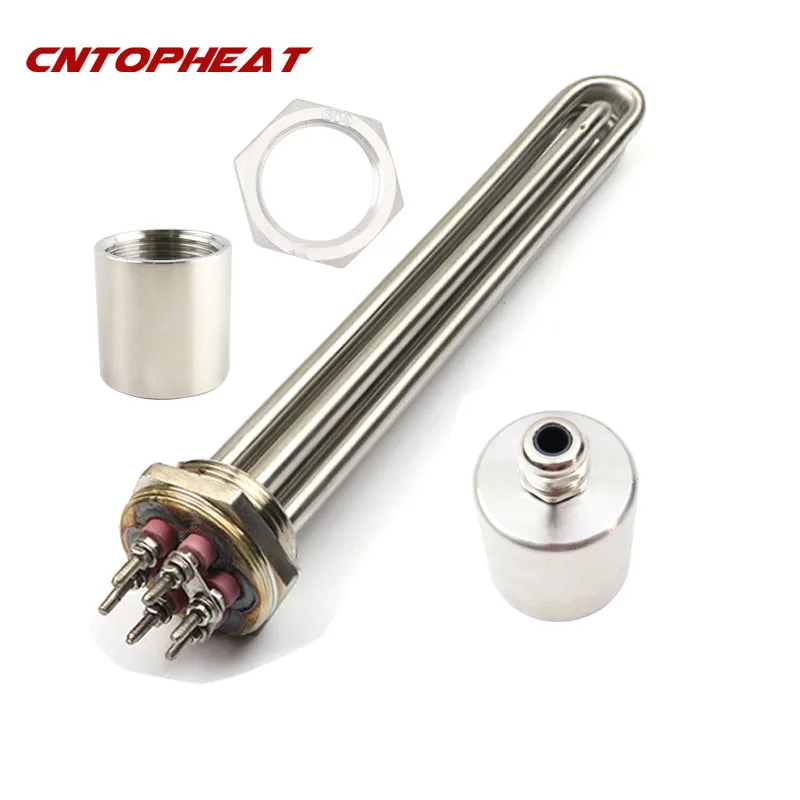 380v 12kw DN40 Electrical Heating Element SUS316L Corrosion Resistant  Electric Tubular Water Heater - AliExpress