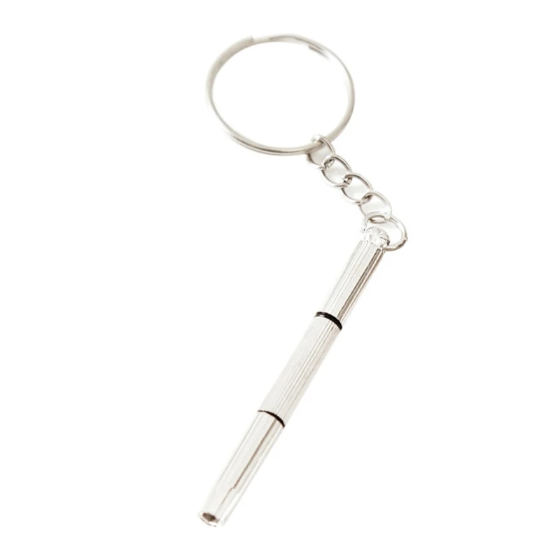 

Repair Tool Flat for Head 3 in 1 Screwdriver Keychain for Glasses Frames Jew