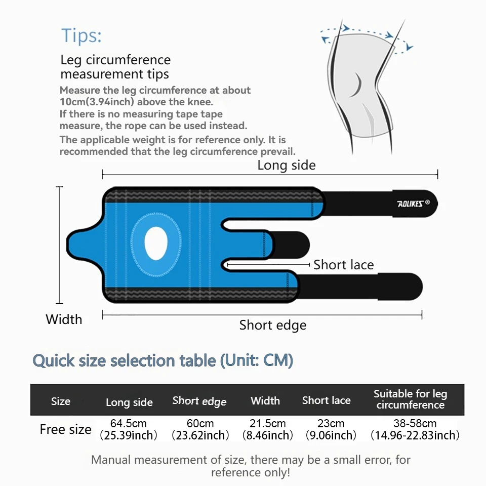 AOLIKES 1PCS New Meniscus Knee Pads Silica Gel Kneepads Hiking Running Basketball Knee Support Breathable Sports Knee Protector