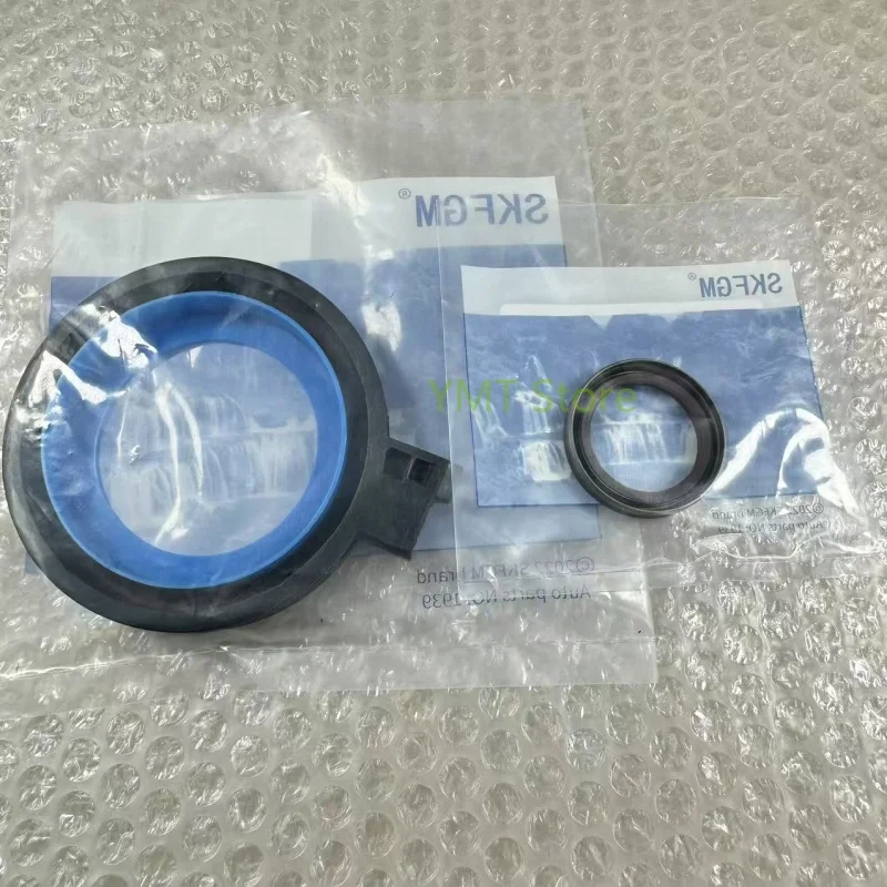 2PCS Crankshaft Front Rear Oil Seal For Chevrolet Cruze Sonic Trax Hideo Epica Buick Excelle Opel Astra Zafira 55555805 24447223