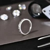 ATTAGEMS Lab Moissanite Diamond Rings for Women Star Wedding Band 925 Silver 18K White Gold Engagement Fine Jewelry Dropshipping 3