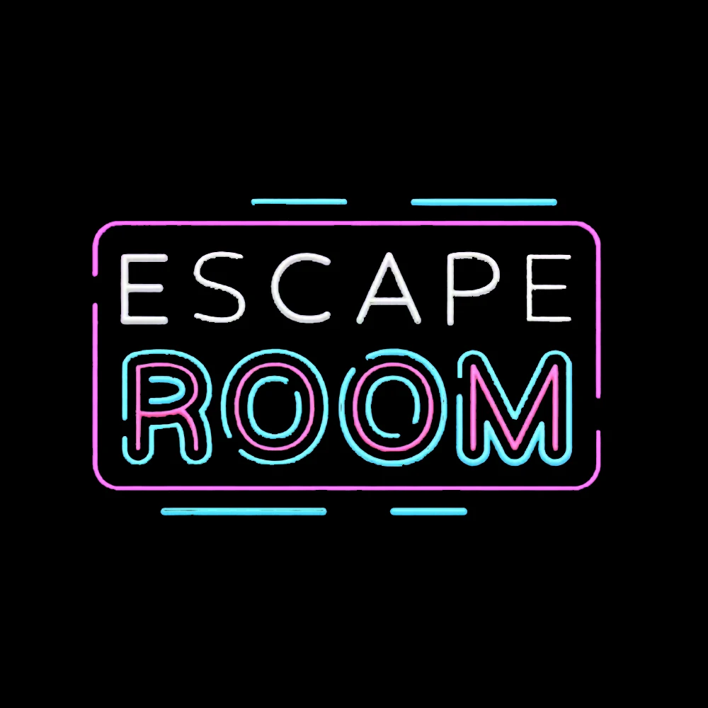 ESCAPE-ROOM-Game-Neon-Sign-Lamp-Custom-Handcrafted-Real-Glass-Tube ...