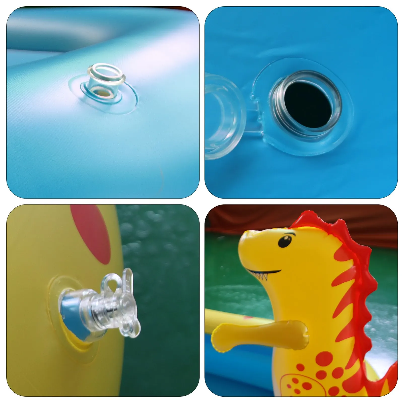 Inflatable Sprinkler Pool For Kids 3 in 1 Baby Cushion Outdoor Splash Pad Toddlers Children Backyard Fun Water Toys Gift inflatable pool float