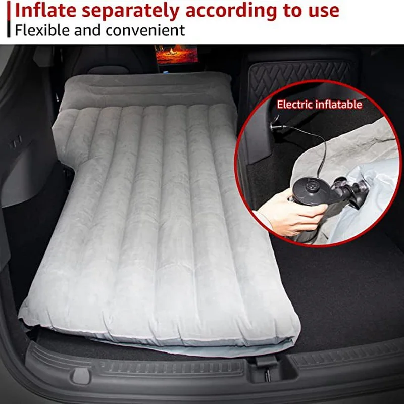 New Car Air Inflation Mattress For Tesla Model Y S 3+ Highland SUV Trunk Inflatable Pad Sleeping Mat Air Bed Travel Camping