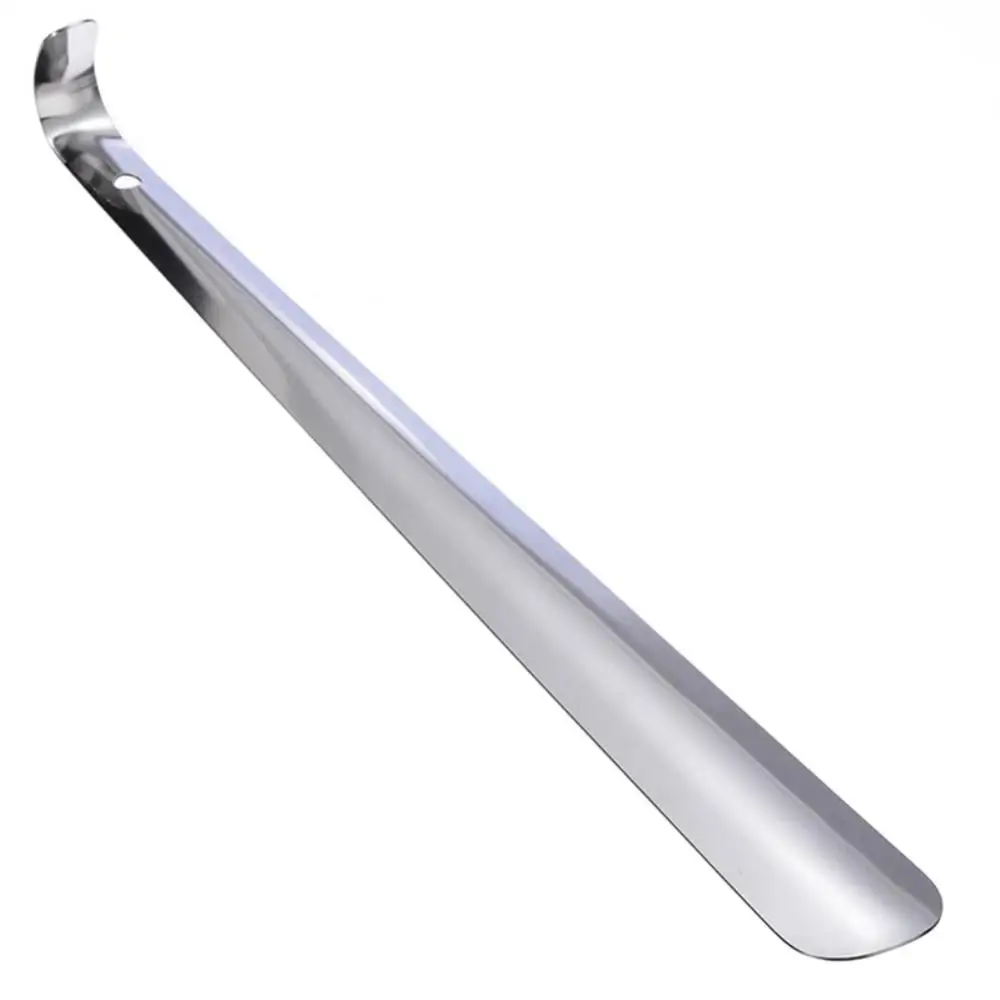 Stainless Steel Shoe Horns Long Handle Home Professional Shoehorn Metal Shoe Extractor Shoe Remover Lifter Pull Tools 42CM 3