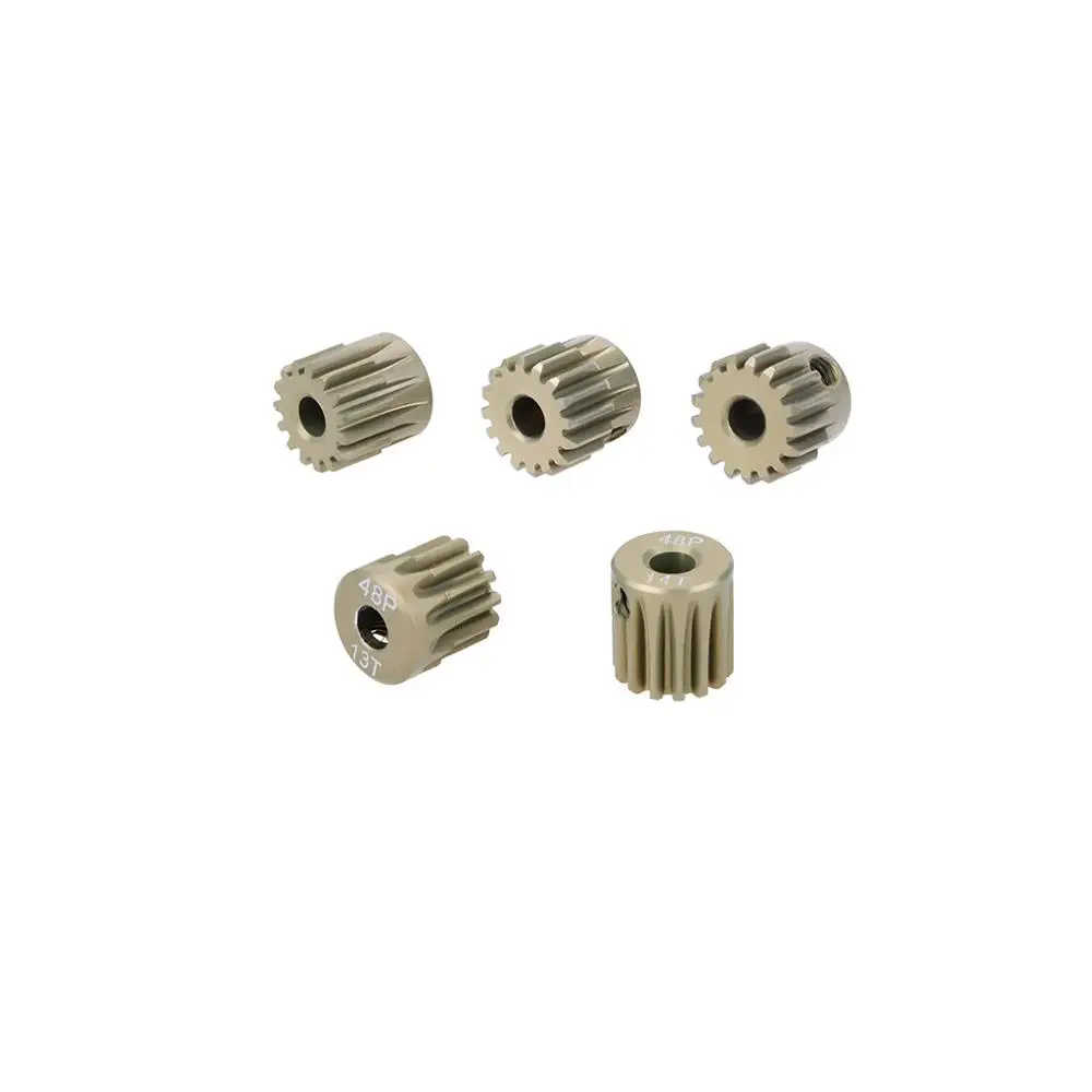 Pignone In Lega Alluminio 48DP 3.175mm Per Auto RC 1/10 - Scelta Denti (31T-48T) - Per Motori Electrici