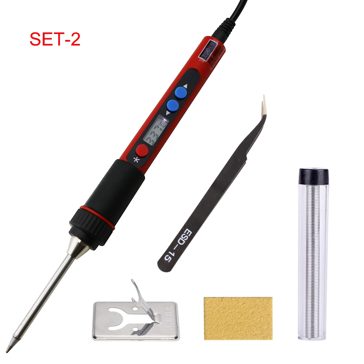 USB Soldering Iron 5V 10W BAG Soldering Rework Repair Tool LCD Digital Adjustable Temperature Soldering Electric Soldering Iron electric soldering iron Welding Equipment