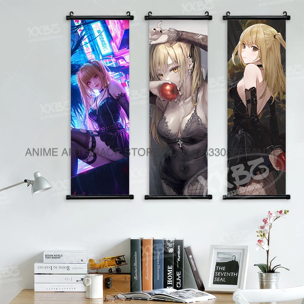 Death Note Anime Nostalgia Hanging Poster - Home Decoration Wall Art Mural Featuring Yagami Light and Ryuk