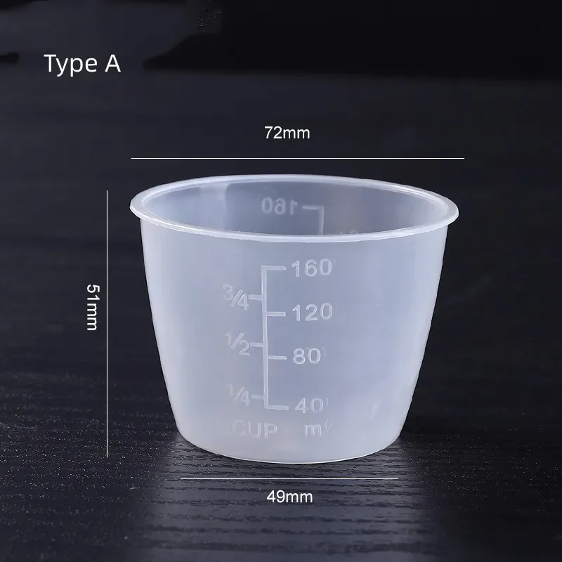 Description Picture 6 of item1Pcs Food Grade PP 160ml Rice Measuring Cup Kitchen Supplies Transparent Plastic Measuring Cups