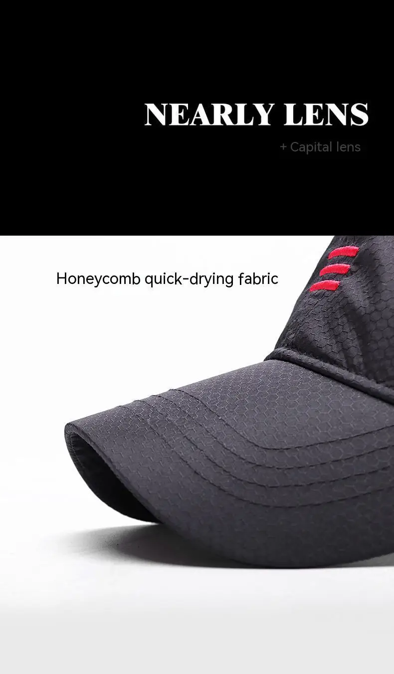 Oversize Big Head Man Plus Size Baseball Cap Spring Summer Thin Fabric Mesh Sun Hat Male Snapback M 55-59cm L 60-64cm