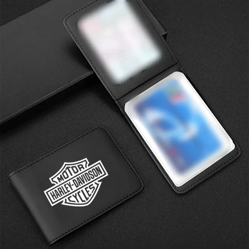 For Harley-Davidson Driver's License Case Car Driver License Cover Suede Car Driving Documents Case Credit Card Holder 5