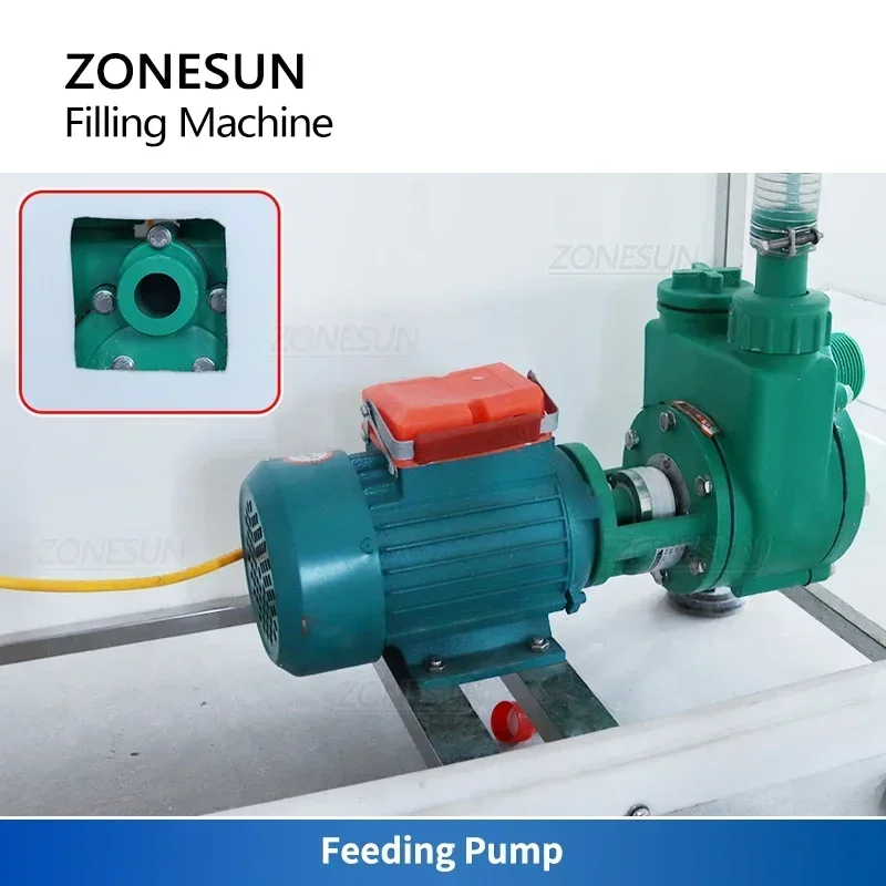 ZONESUN ZS-YTCR6 Corrosive Strong Acid liquid Filling Machine Disinfectant Acid Alkali Sanitizer Bleach Bottle Filler Machine