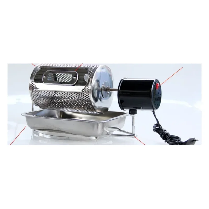 Home Stainless Steel Small Coffee Bean Roaster Baking Bean Machine Electric Dry Fruit Stir-Fry Machine Stir-Fry