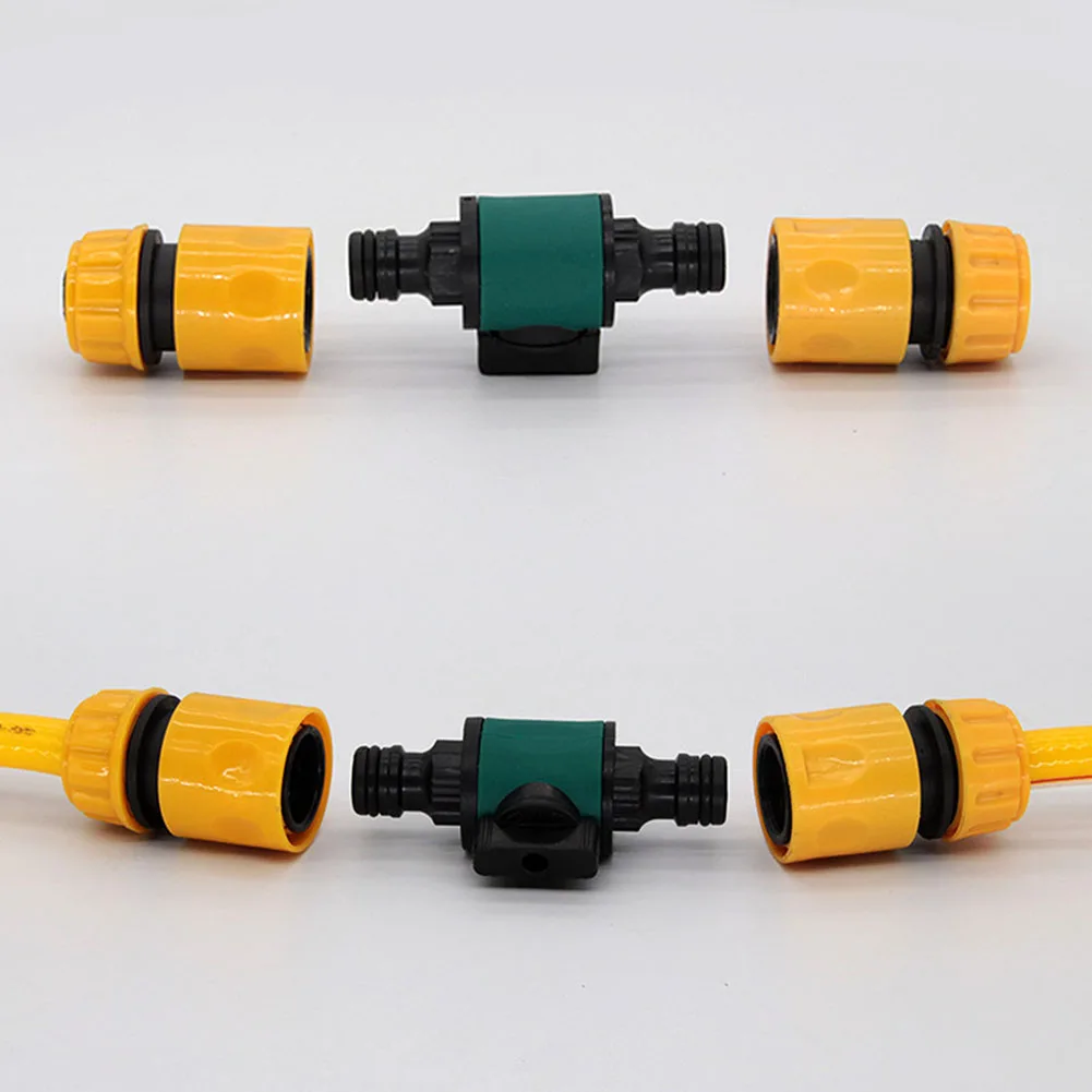 

Garden Watering Hose Quick Connector 1/2 3/4 Pipe Coupler Stop Water Connector Plug Repair Joint Irrigation System Fitting