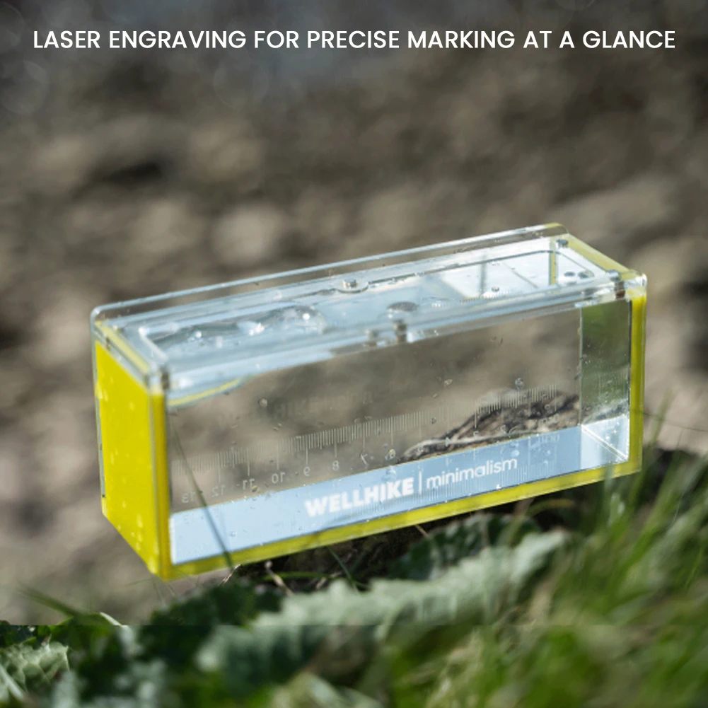 Acrylic Mini Fish Viewing Container with Lid for Outdoor Fish Tank