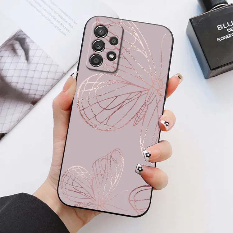 Glitter Hearts Love Leaf Phone Case Cover