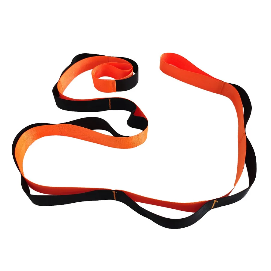 Enhanced Non-Elastic Stretch Strap for Yoga, Pilates, Dance, and Physical Therapy