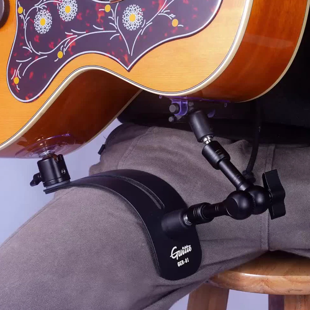 Support de Guitare en A, Support de Guitare Antidérapant Solide, Pliable Classique pour Toutes Tailles de Guitares et Basses