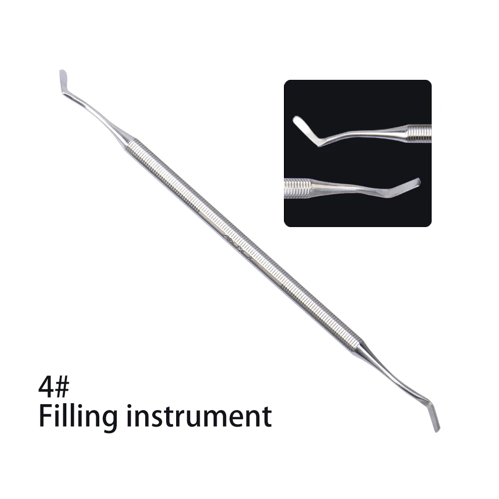 GISTAR 1Pcs Dental Wachs Schnitzer Mischen Spachtel Messer Verbund Füllung Harz Instrumente Werkzeuge Zahnarzt Labor Materialien Doppel Enden – Detail 4