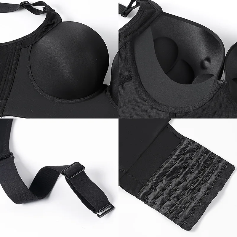 Women Push UpUnderwear Soft Breathable No Steel Ring Bra Sexy Seamless Thin Lingerie Wireless Invisible Bralette Plus Size Bras