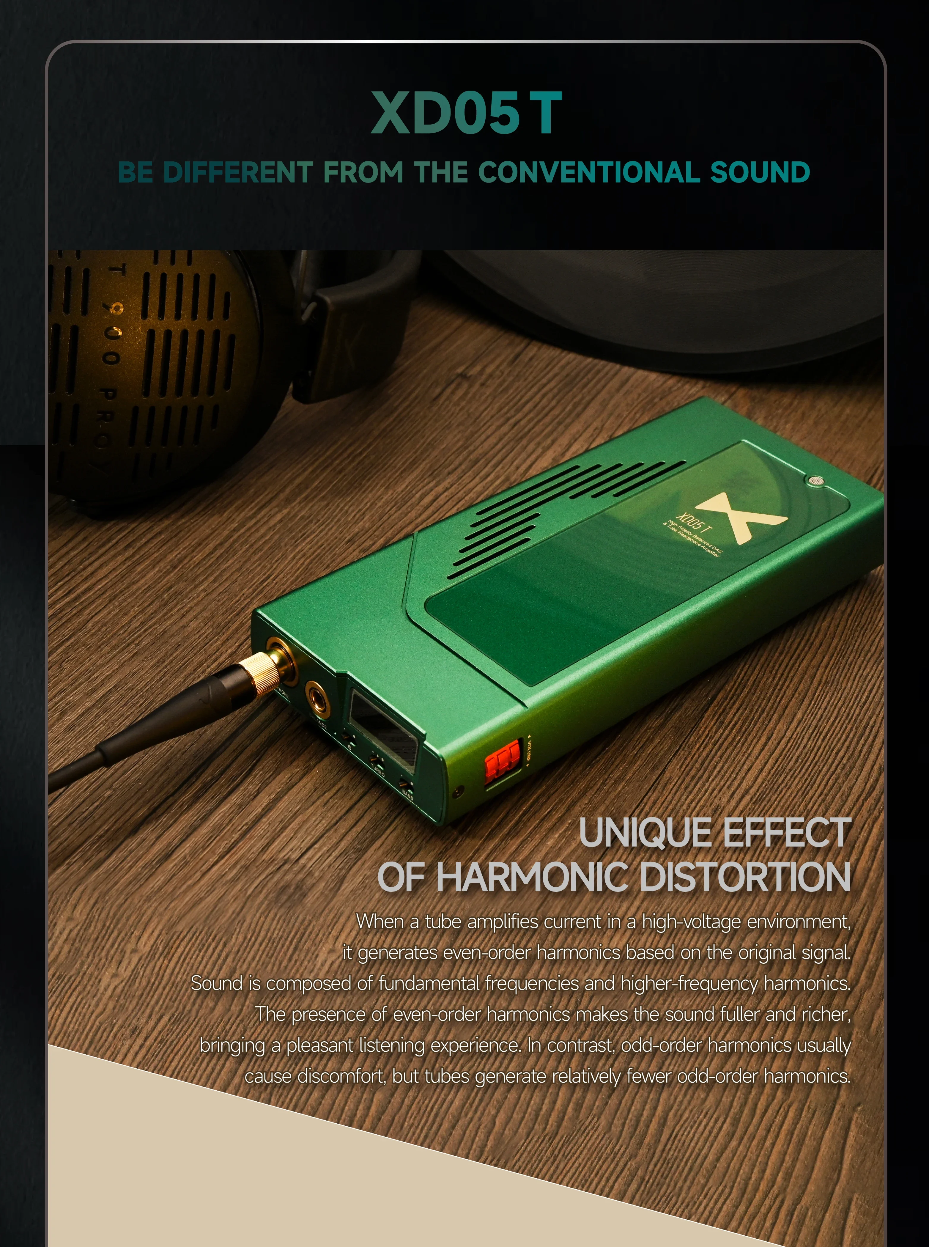 XDuoo XD05T HiFiポータブルデコーダXD 05 TデュアルチューブAMP