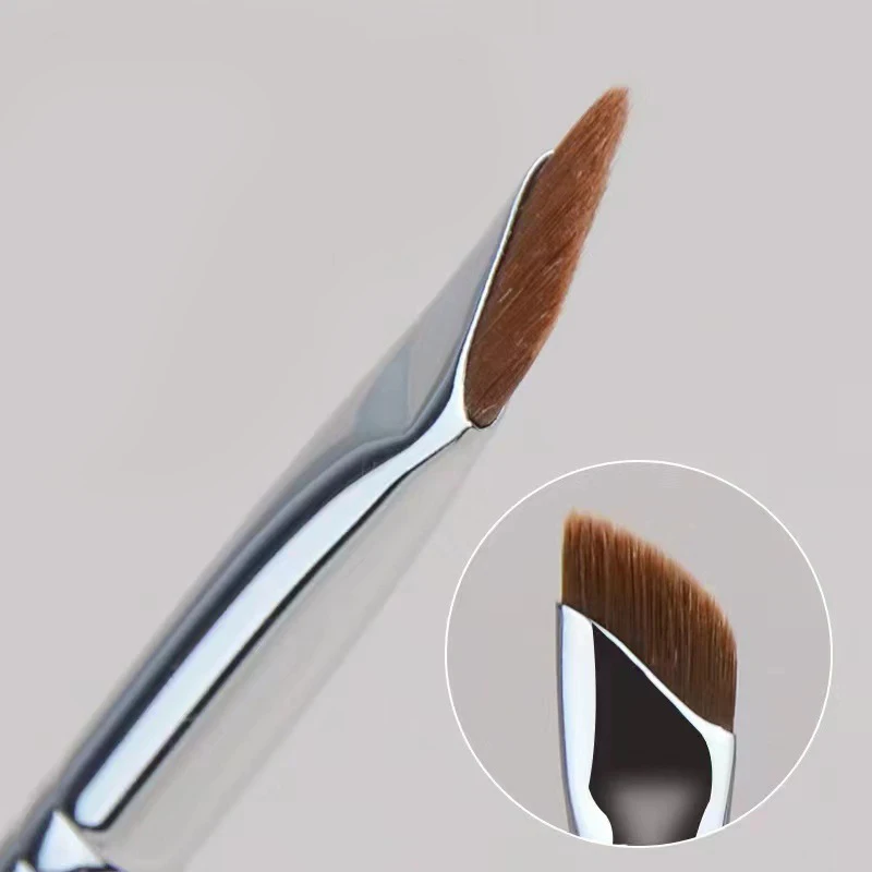 SickleEyelinerBrushBladeMakeupBrushesUltraThinEyebrowBrush