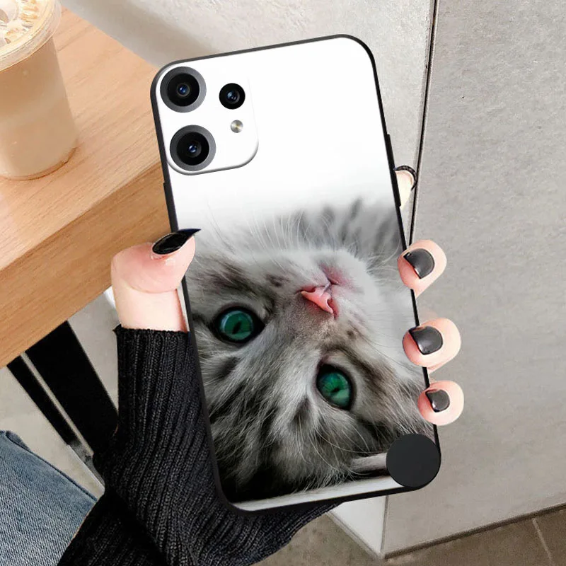 Luxury Fashion Black Silicone Back Cover - Soft TPU Shell Case