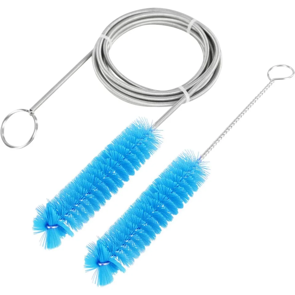 Flexible CPAP Tube Cleaning Brush with Steel Bristles