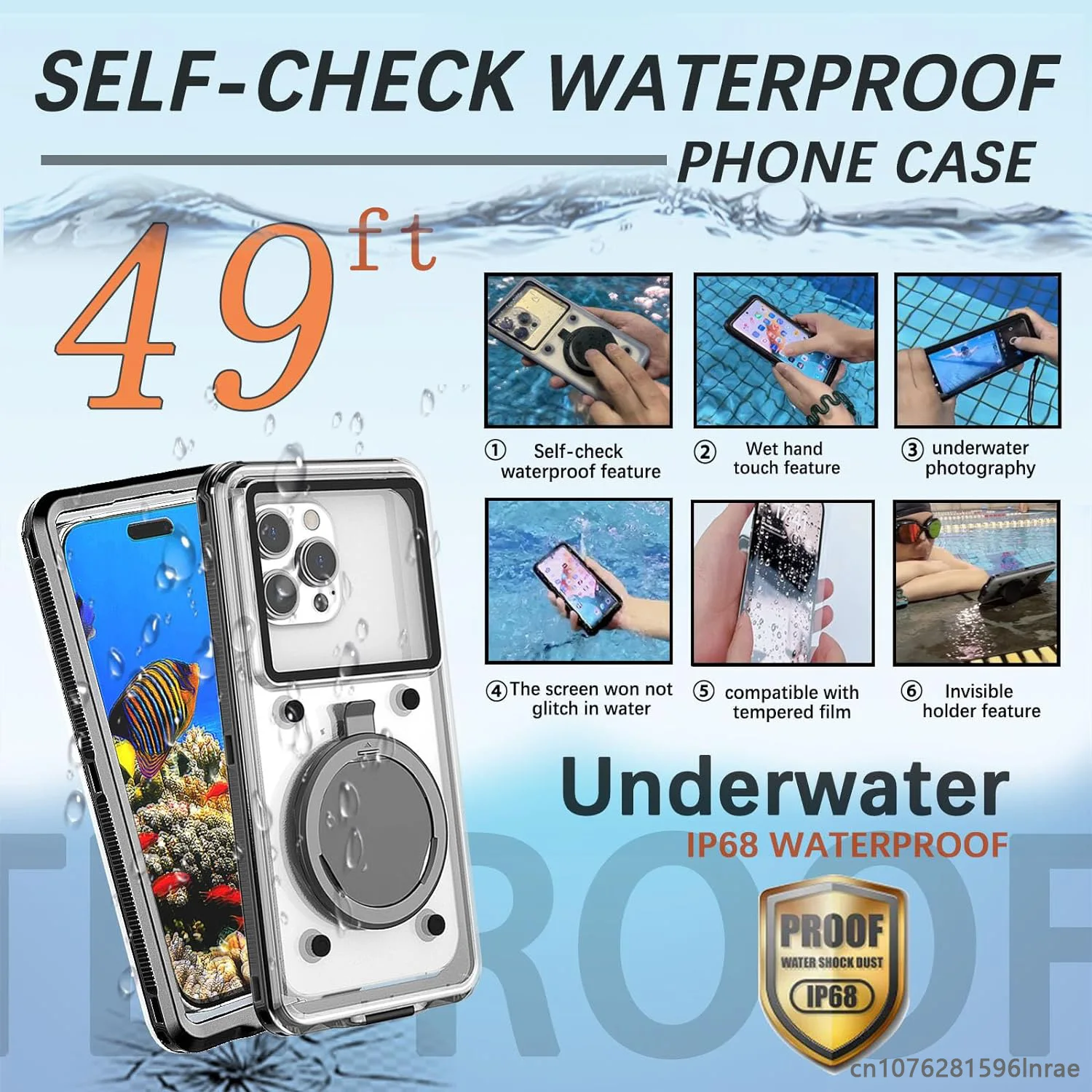 AICase Waterproof Phone Case For XIAOMI 14 13 Pro Mi14Ultra