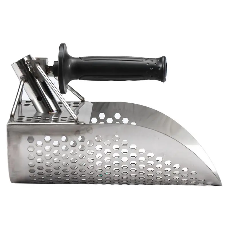 Stainless Steel Beach Sand Scoop Metal Detector Hex Shovel Sanding Sifting Shovel Treasure Detecting Tool Garden Gadgets