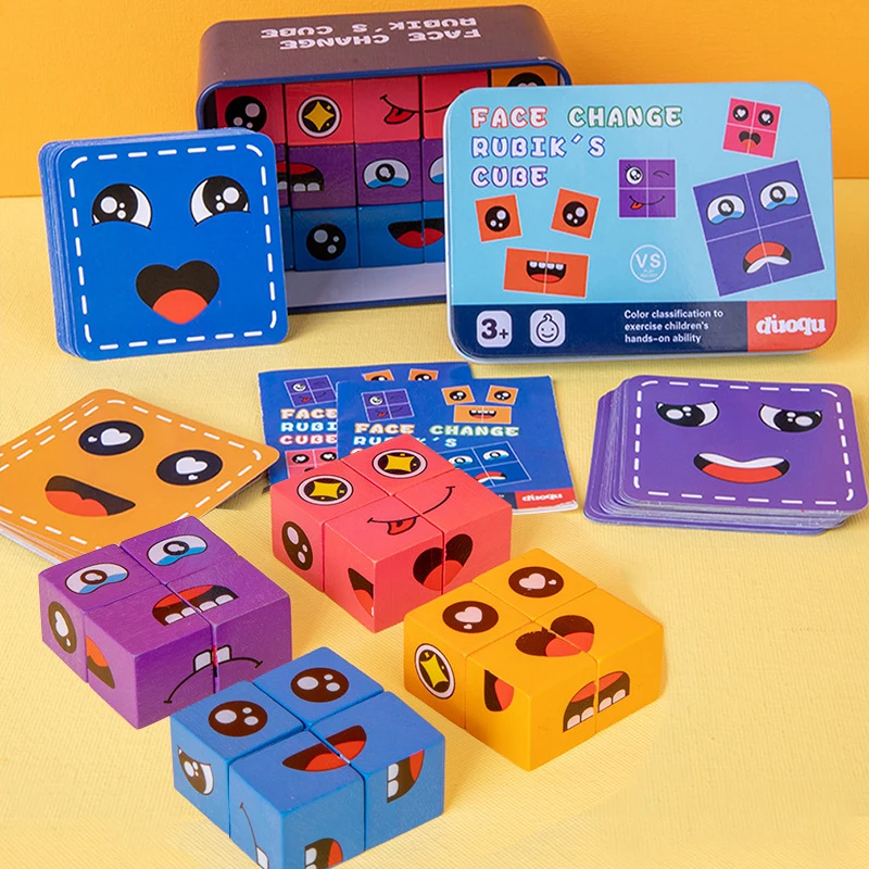 Jogo Educativo Cubo Das Emoções Monta Cara Expressão Faces Pedagógico  Presente Para Criança Didático Infantil Menina Menino Divertido Criativo  Paki Toys - 1202 : : Brinquedos e Jogos