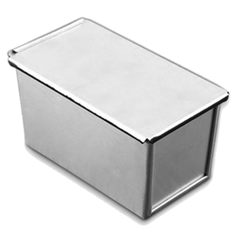 

450G Aluminum Alloy Black Non-Stick Coating Toast Boxes Pan Cake Mold Baking Tool With Lid