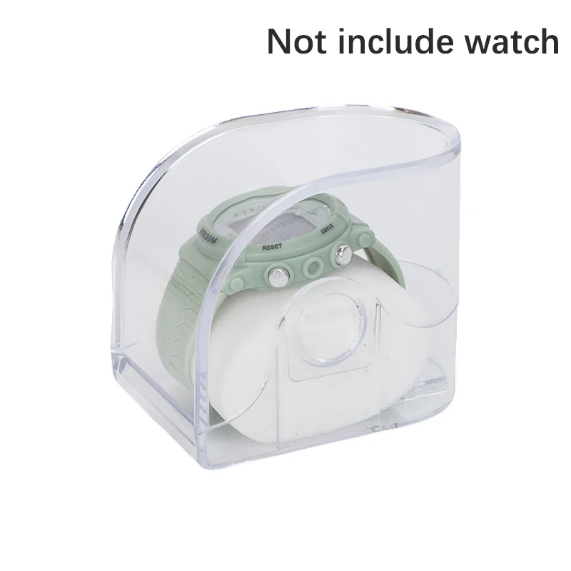 Watch storage box 1Pc rectangular transparent plastic for adult children's smart watch