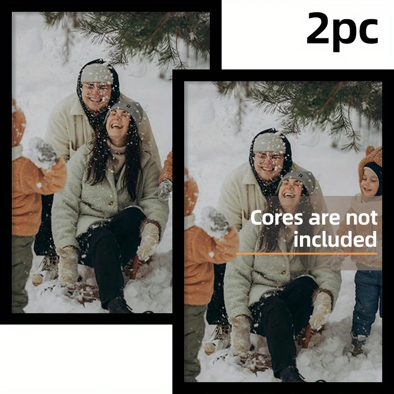 5-Piece Set A4 Black Wooden Photo Frames for Wall 21x30CM Dual-Purpose Display Hanging Picture Frames Commemorative Gift