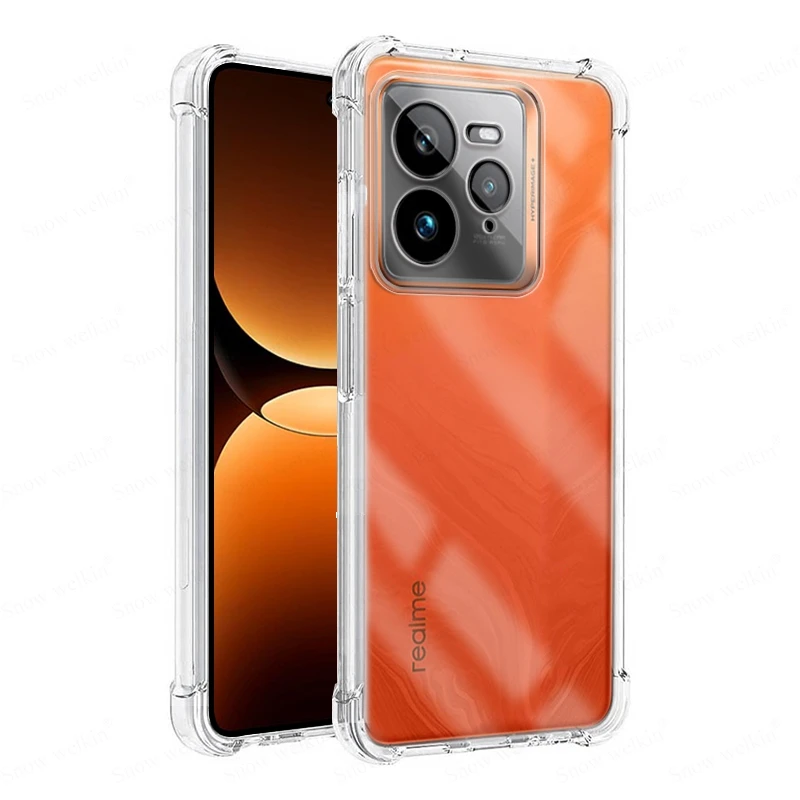 Clear Soft TPU Shockproof Case with Airbag Buffer Full Protection
