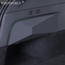 For Tesla Model Y 2021-2024 Rear Trunk Organizer Side Storage Box Upper Trunk Side Waterproof Storage Box Car Trunk Organizer